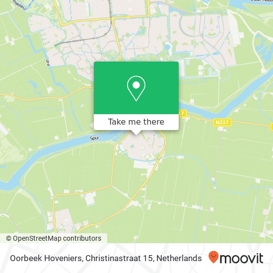 Oorbeek Hoveniers, Christinastraat 15 map