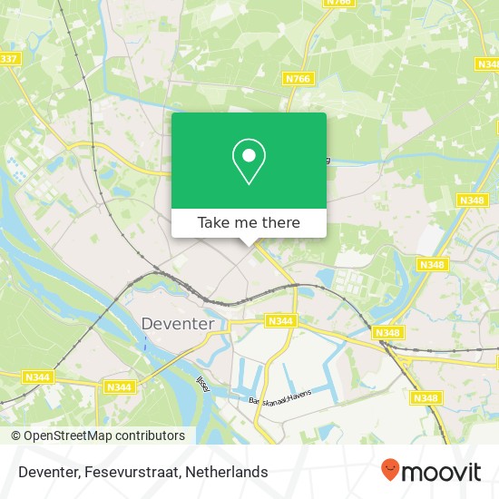 Deventer, Fesevurstraat map