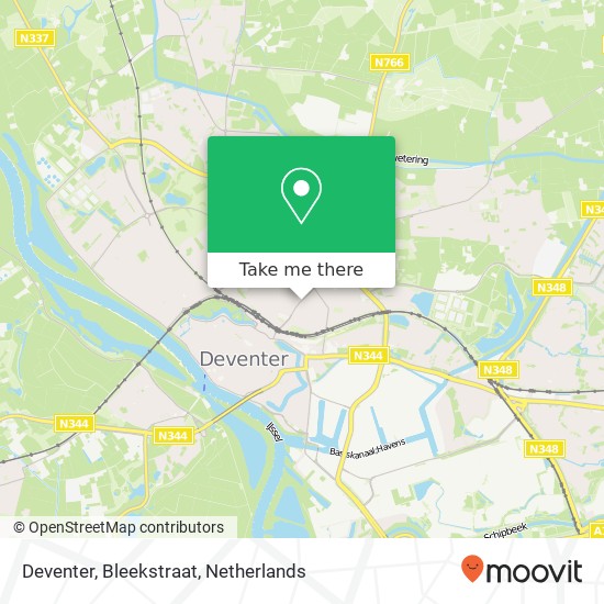 Deventer, Bleekstraat map