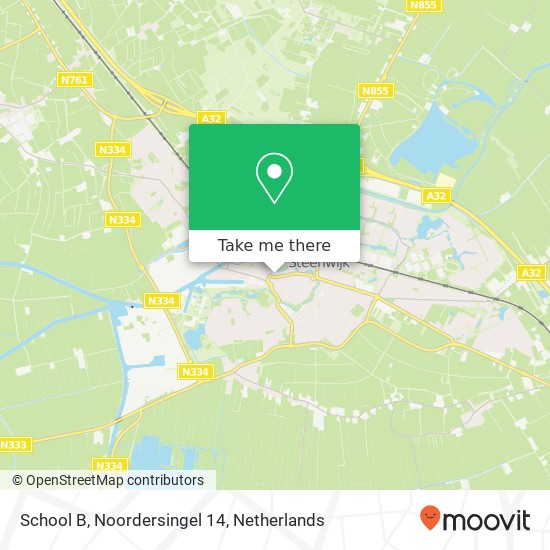 School B, Noordersingel 14 Karte