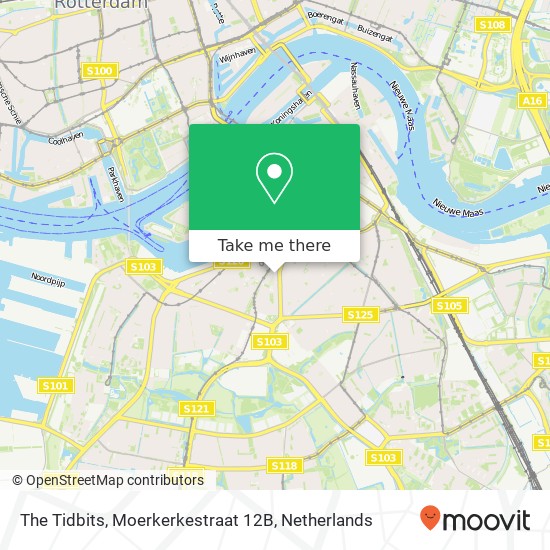 The Tidbits, Moerkerkestraat 12B map