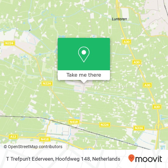 T Trefpun't Ederveen, Hoofdweg 148 map