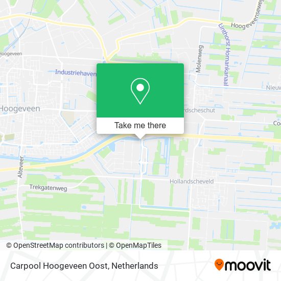 Carpool Hoogeveen Oost map