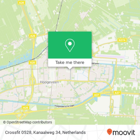 Crossfit 0528, Kanaalweg 34 map