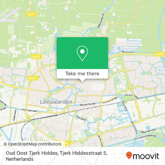 Oud Oost Tjerk Hiddes, Tjerk Hiddesstraat 5 map