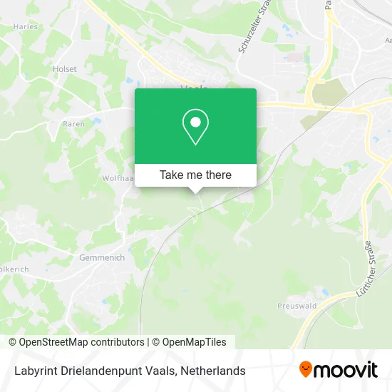 Labyrint Drielandenpunt Vaals map