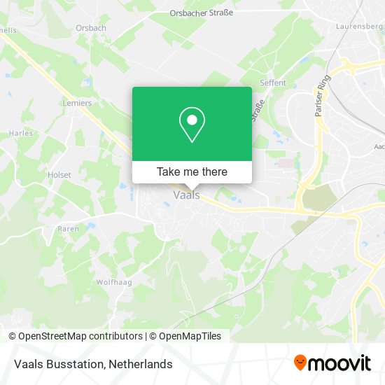 Vaals Busstation map