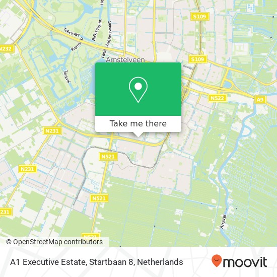 A1 Executive Estate, Startbaan 8 map