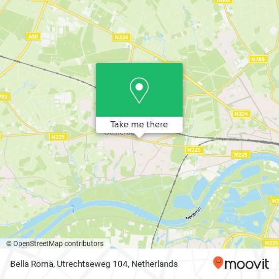 Bella Roma, Utrechtseweg 104 map