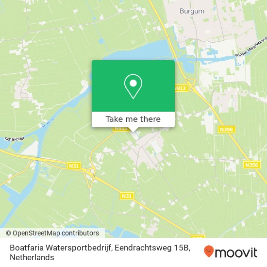 Boatfaria Watersportbedrijf, Eendrachtsweg 15B map