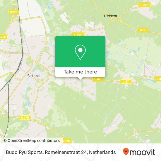 Budo Ryu Sports, Romeinenstraat 24 map