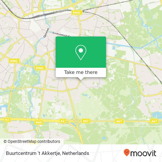 Buurtcentrum 't Akkertje map