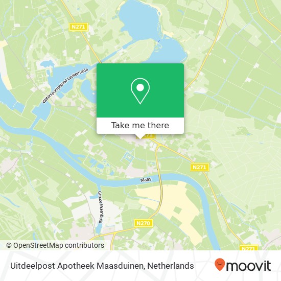 Uitdeelpost Apotheek Maasduinen map