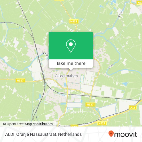 ALDI, Oranje Nassaustraat kaart