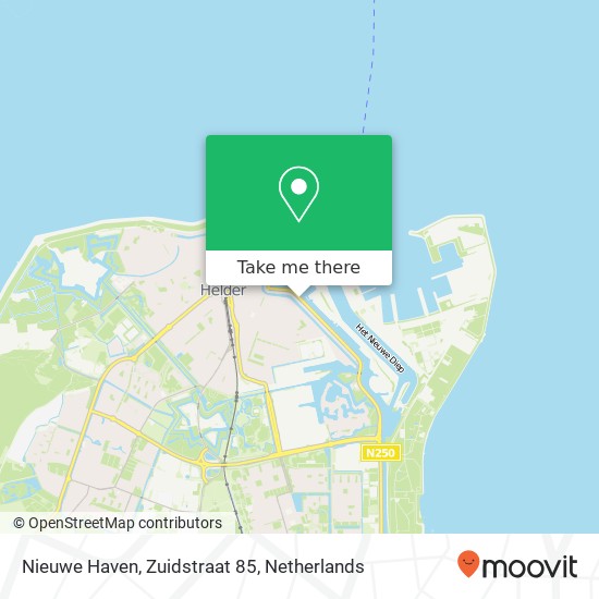 Nieuwe Haven, Zuidstraat 85 map