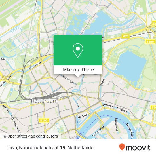 Tuwa, Noordmolenstraat 19 Karte