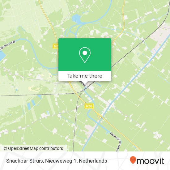 Snackbar Struis, Nieuweweg 1 Karte