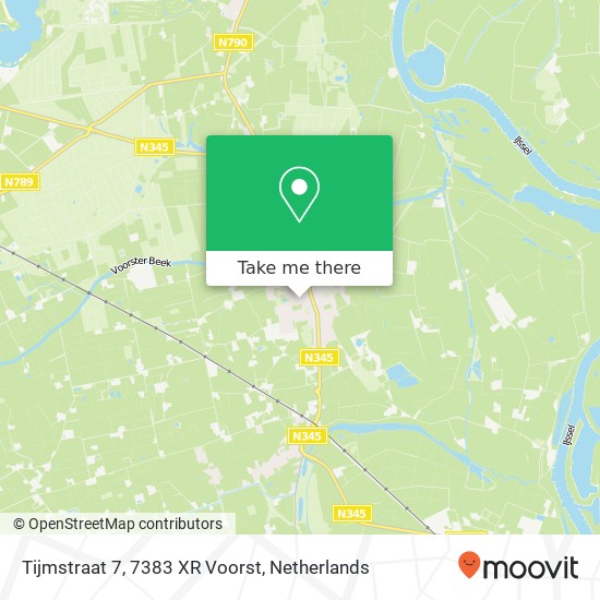 Tijmstraat 7, 7383 XR Voorst map