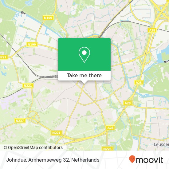 Johndue, Arnhemseweg 32 Karte