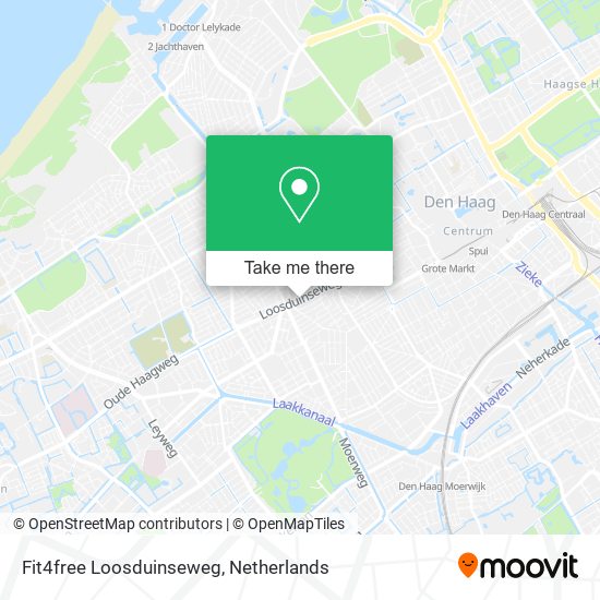 Fit4free Loosduinseweg map