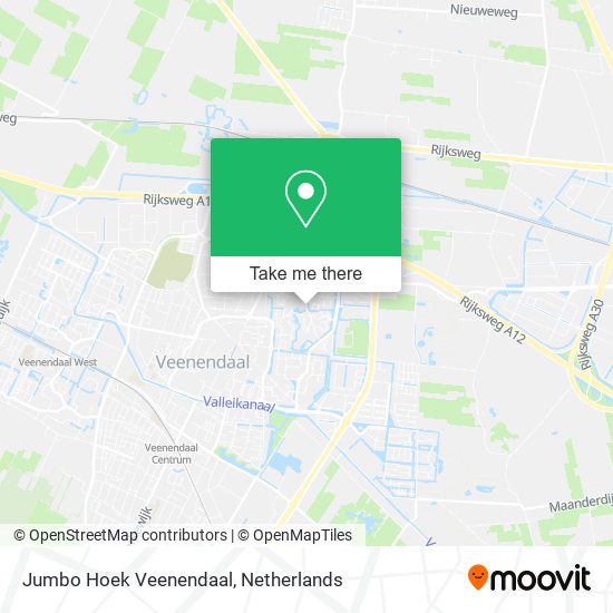 Jumbo Hoek Veenendaal map