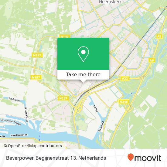 Beverpower, Begijnenstraat 13 map