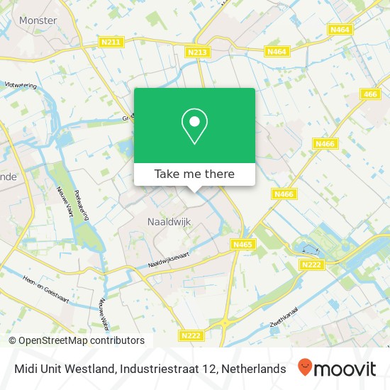 Midi Unit Westland, Industriestraat 12 map