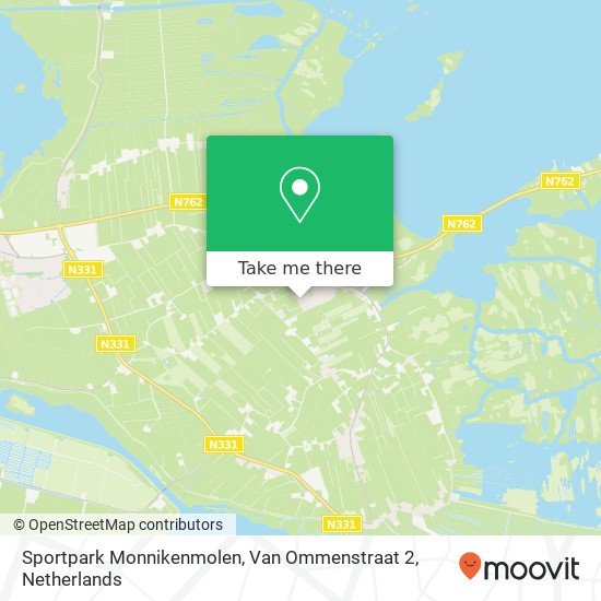 Sportpark Monnikenmolen, Van Ommenstraat 2 Karte