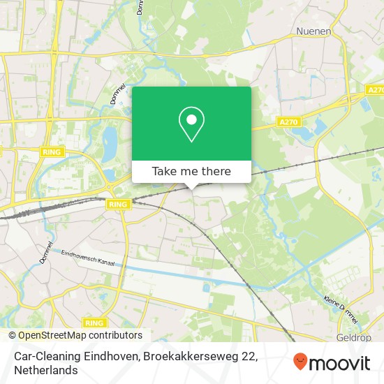 Car-Cleaning Eindhoven, Broekakkerseweg 22 Karte