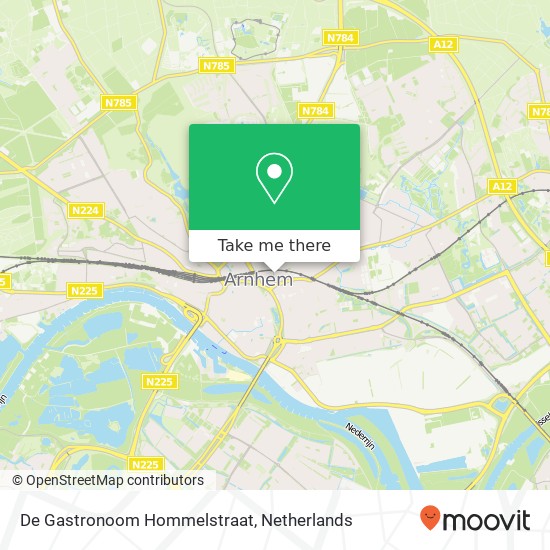 De Gastronoom Hommelstraat, Hommelstraat 56 Karte