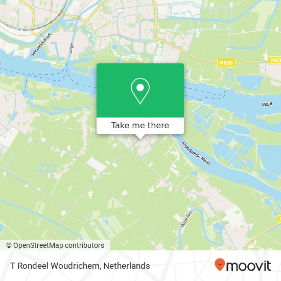 T Rondeel Woudrichem map