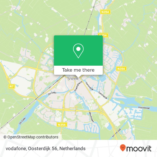 vodafone, Oosterdijk 56 map