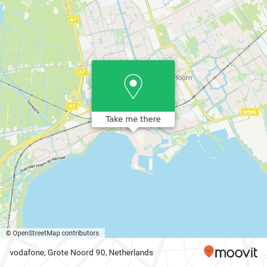 vodafone, Grote Noord 90 map