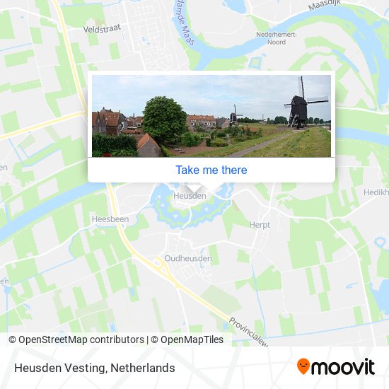 Heusden Vesting Karte
