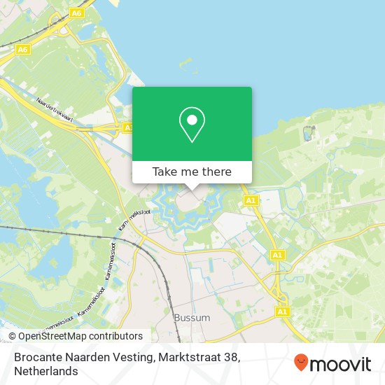 Brocante Naarden Vesting, Marktstraat 38 map