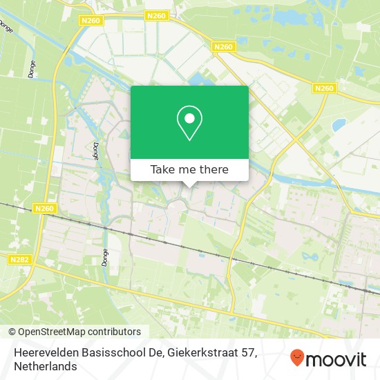 Heerevelden Basisschool De, Giekerkstraat 57 Karte