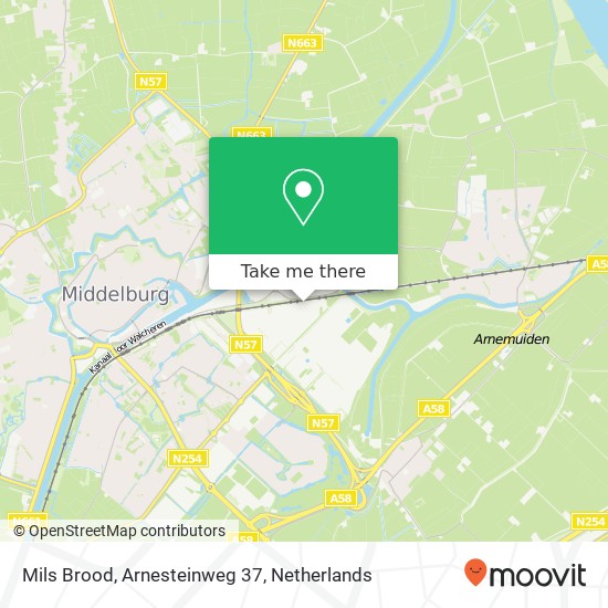 Mils Brood, Arnesteinweg 37 map