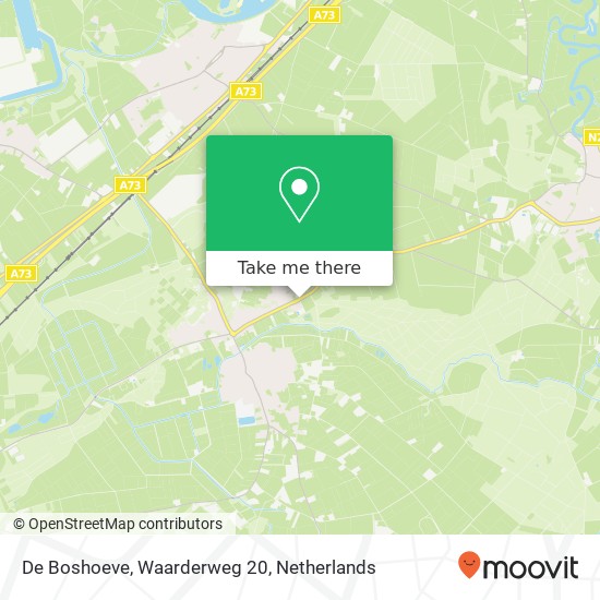 De Boshoeve, Waarderweg 20 map