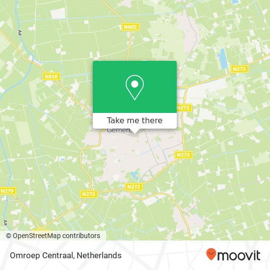 Omroep Centraal map