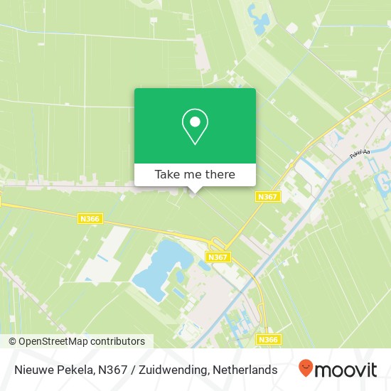 Nieuwe Pekela, N367 / Zuidwending map