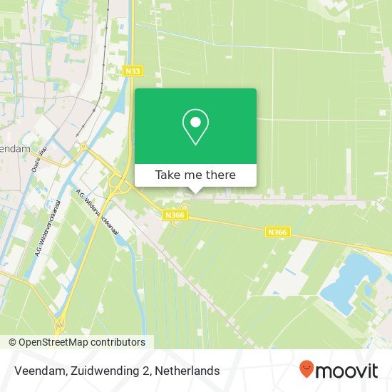 Veendam, Zuidwending 2 map