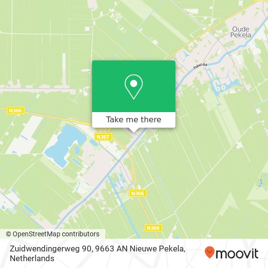 Zuidwendingerweg 90, 9663 AN Nieuwe Pekela map