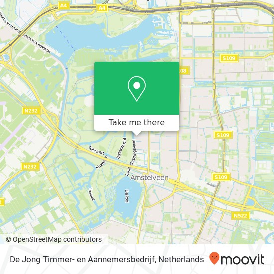 De Jong Timmer- en Aannemersbedrijf map