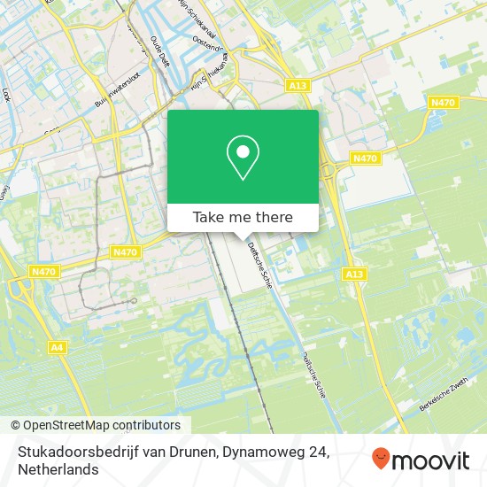 Stukadoorsbedrijf van Drunen, Dynamoweg 24 map