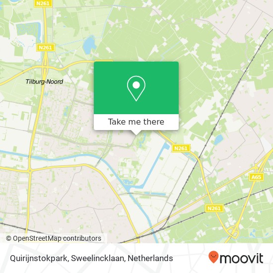 Quirijnstokpark, Sweelincklaan Karte
