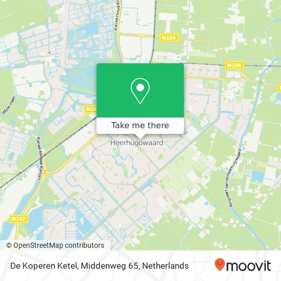 De Koperen Ketel, Middenweg 65 Karte