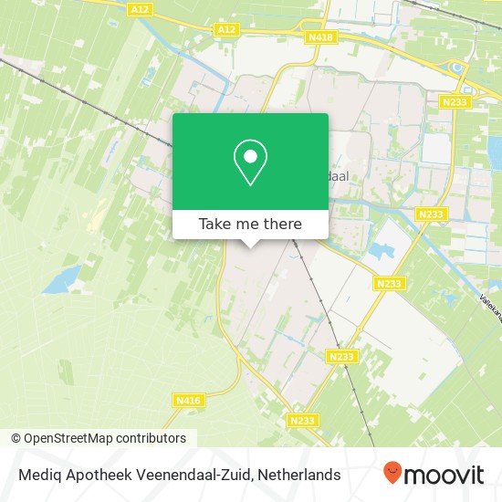 Mediq Apotheek Veenendaal-Zuid map