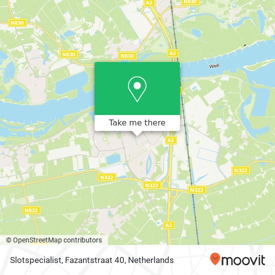 Slotspecialist, Fazantstraat 40 map