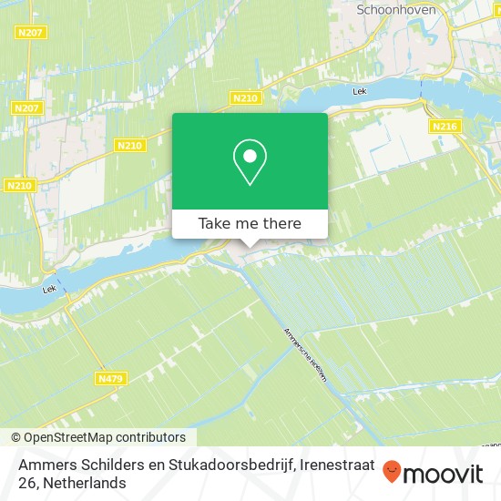 Ammers Schilders en Stukadoorsbedrijf, Irenestraat 26 map