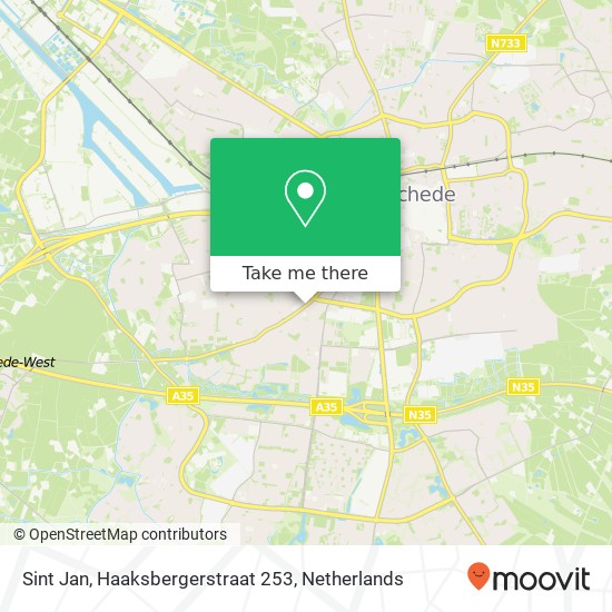 Sint Jan, Haaksbergerstraat 253 map